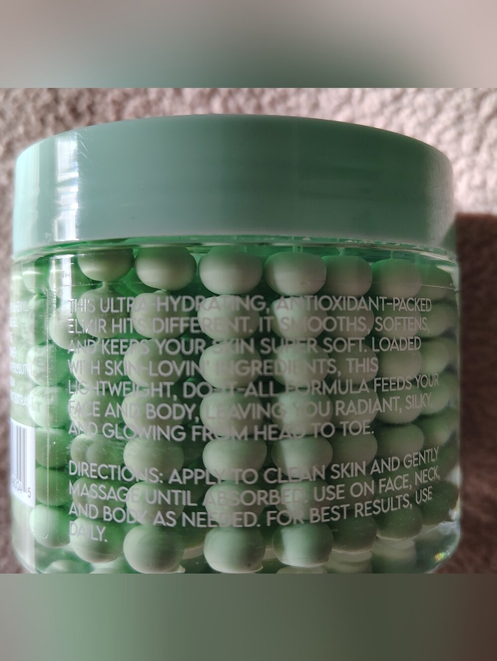 Face & Body Beads – Mint Green Skincare Pearls - Picture 2 of 4